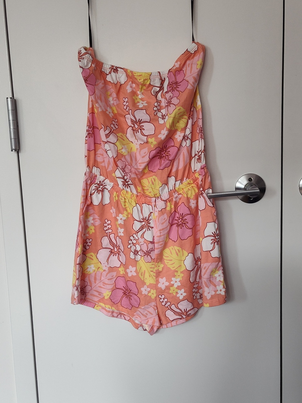 Forever 21 Spring 🌼 Floral Orange Jumpsuit